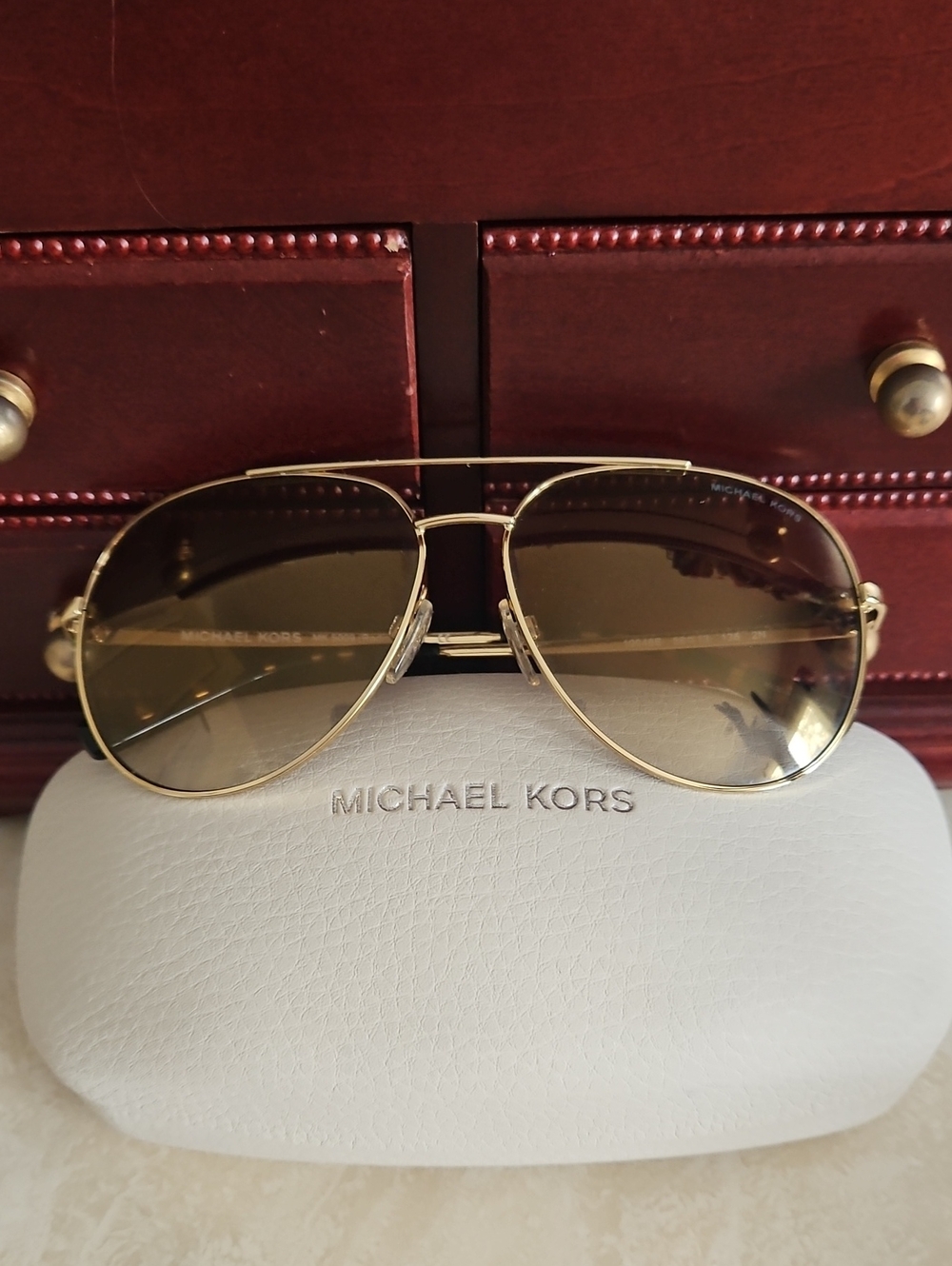 Michael Kors MK5009 Rodinara Aviator Sunglasses.